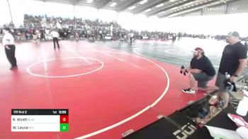 57 lbs Rr Rnd 2 - Rhody Wyatt, Black Cat WC vs Wyatt Leyva, EP Enforcers