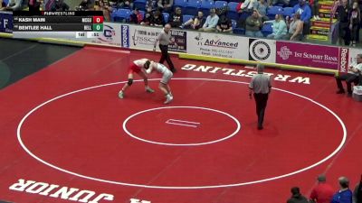 157 lbs Consi Of 32 #2 - Kash Main, McGuffey vs Bentlee Hall, Bellefonte