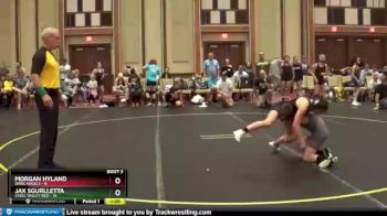 85 lbs Round 1 (6 Team) - Morgan Hyland, Dark Angels vs Jax Sgurlletta, Steel Valley Red