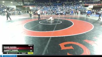 126 lbs Quarterfinal - Garrett Turner, Marysville Wrestling Club vs Duane Zamora, Moses Lake Wrestling Club