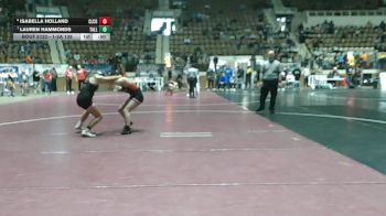 1-5A 138 Cons. Round 3 - Lauren Hammonds, Tallassee vs Isabella Holland, Cleburne County