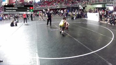 73 lbs Quarterfinal - Aleyah Jara, Gering Wrestling Club vs Emalee Mosel, Plainview