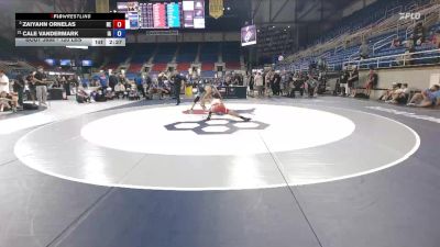 120 lbs 7th Place Match - Zaiyahn Ornelas, NE vs Cale Vandermark, IA