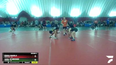 110-116 lbs Round 2 - Emma Engels, Bartlett vs Sara Schroder, Canton
