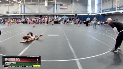 56 lbs Finals (2 Team) - Sam Levine, CTWHALE vs Beau McKeown, Mat Assassins Black