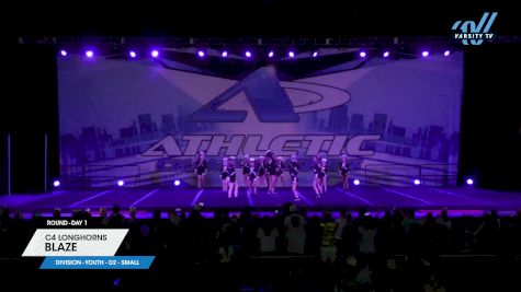 C4 Longhorns - Blaze [2025 L1 Youth - D2 - Small Day 1] 2025 Athletic Championships Atlanta Nationals