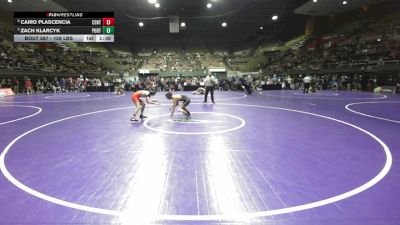 128 lbs Quarterfinal - Cairo Plascencia, Central vs Zach Klarcyk, Porterville