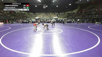 128 lbs Quarterfinal - Cairo Plascencia, Central vs Zach Klarcyk, Porterville