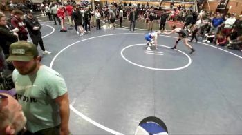 152 lbs Quarterfinal - Dayton Regan, Moses Lake vs Brock Armstrong, Coeur D`Alene High School