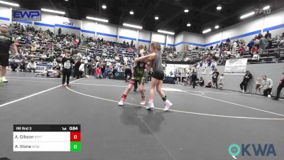 49/55 lbs Rr Rnd 3 - Amelia Gibson, Standfast vs Addilynn Slone, Noble Takedown Club