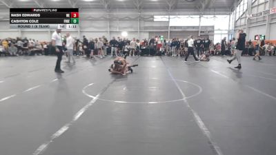 120 lbs Round 1 (8 Team) - Nash Edwards, Warner Elite vs Cashton Cole, FORGE