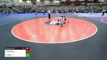 126 lbs Consi Of 16 #1 - Thomas Massoth, Delta Wrestling vs Kalyb Miller, Escalon Wrestling