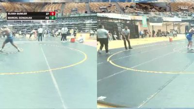 285 lbs Cons. Round 3 - Elijah Sumler, Air Force Prep vs Marcel Gonzalez, Pratt CC