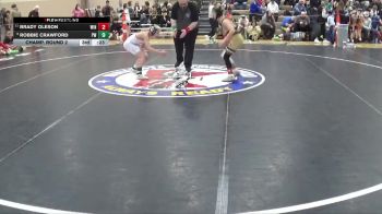 75 lbs Quarterfinal - Harrison Larson, Thorn Wrestling Club vs Liam Daudt, St. Francis Gladiators
