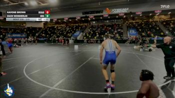 215 lbs Champ. Round 1 - Kavone Brown, DeKalb vs Zach Wonderlin, Bondurant-Farrar