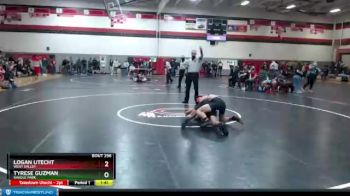126 lbs Semifinal - Logan Utecht, West Valley vs Tyrese Guzman, Shadle Park