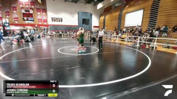 120 lbs Quarterfinal - Ayden Corona, Lincoln Middle School vs Tejeo Scheeler, Rocky Mountain Middle School