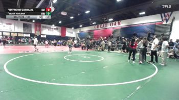 120 lbs Cons. Round 5 - Rudy Galima, Vista Murrieta vs Raymond Carbajal, Santa Fe