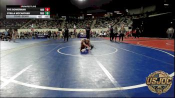 65 lbs Consolation - Rye Bowerman, Madill Takedown vs Stella McCarther, Prodigy Elite Wrestling