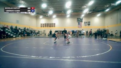 165 lbs 1st Place Match - Jeremiah Clines, Team Missouri Select vs Nicholas Hartley, SIRTC