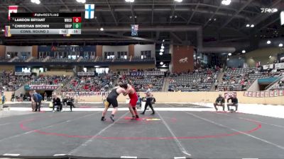 285 lbs Cons. Round 3 - Christian Brown, Cooper vs Landon Bryant, Whitley County