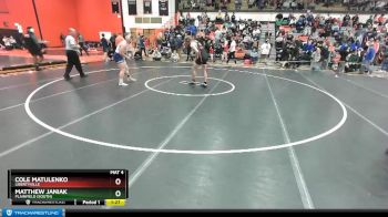 195 lbs Quarterfinal - Matthew Janiak, Plainfield (SOUTH) vs Cole Matulenko, LIBERTYVILLE