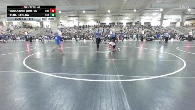 110 lbs Semifinal - Alexander Whitted, Cavalier Wrestling Club vs Elijah Ledlow, Higher Calling Wrestling