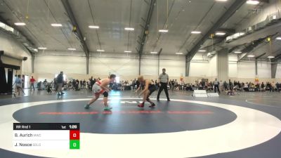 185 lbs Rr Rnd 1 - Beckham Aurich, MWC Wrestling Academy vs Jeremiah Nosce, Gold Rush Wrestling