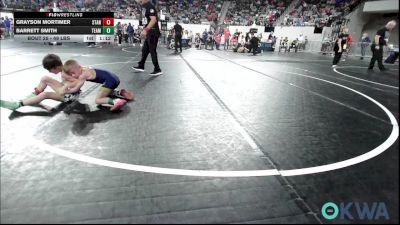 49 lbs Round Of 16 - Grayson Mortimer, Standfast vs Barrett Smith, Team Tulsa Wrestling Club