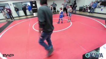 61 lbs Consi Of 4 - Ezra Fisher, Tiger Trained Wrestling vs Jonah Aguayo, Grove Takedown Club