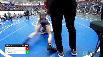 80 lbs Rr Rnd 2 - William Craig, Cowboy Wrestling vs Jasper Coleman, Tuttle Elite Wrestling Club