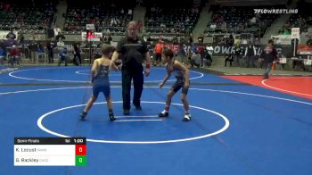 70 lbs Semifinal - Kiah Locust, Pawnee Black Bear vs Gage Rackley, Choctaw Ironman