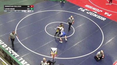 252 lbs Quarterfinal - Johnathan Sullivan, Eisenhower vs LaVon Wade, Kiski Area