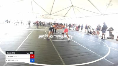 190 kg Round Of 16 - Jovany Sotelo, Nyssa Mat Club vs Kaleb Aldrete, RedHawk East County WC