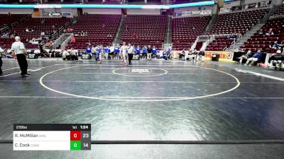 215 lbs Round Of 16 - Ryan McMillan, Wilson West Lawn vs Chris Cook, Connellsville