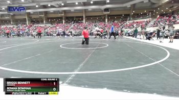 40 lbs Cons. Round 2 - Briggs Bennett, Augusta vs Rowan Bowman, Kansas Young Guns