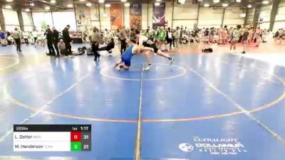 220 lbs Rr Rnd 2 - Leyton Detter, Michigan Grapplers Orange vs Michael Henderson, Team Iron Bear