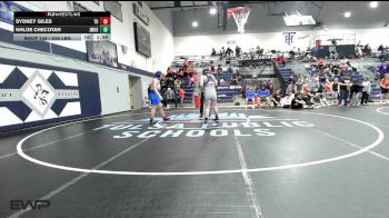 235 lbs Quarterfinal - Sydney Giles, Tulsa Hale vs Khloe Checotah, John Marshall