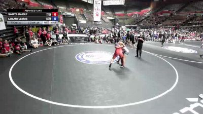 170 lbs Samya Bazile, TCWA - Tri-Counties Wrestling Association vs Leilani Lemus, CVWA - Central Valley Wrestling Association