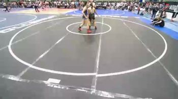 135 lbs Quarterfinal - Ruby Clark, Empire Wrestling Club vs Yanni Sanchez, Hawkeye WC