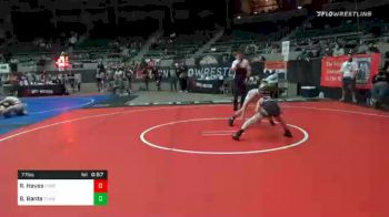 77 lbs Consolation - Rocco Hayes, Contender Wrestling vs Boden Banta, Team Idaho