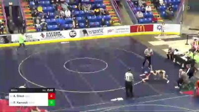 89 lbs Consi Of 32 #1 - Ayden Blaut, Wallenpaupack vs Ryan Kemock, Warrior Run