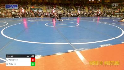 61 lbs Round Of 32 - Landon Walker, The Glasgow Wrestling Academy vs Graham Willis, Victory