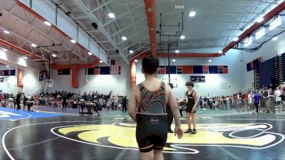 117/135 Round 2 - Brendan Etu, Wild Buffalo Wrestling Club vs Mateus Erazo, Powhatan Youth Wrestling Club