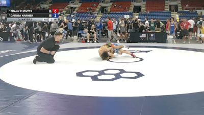 106 lbs Quarters - Frank Fuentes, California vs Dakota Harmer, Michigan