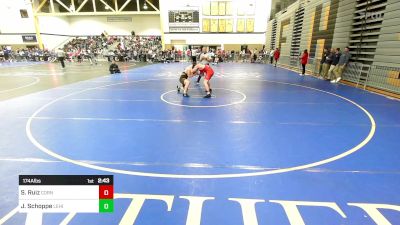 174A lbs Rr Rnd 2 - Simon Ruiz, Cornell vs Jared Schoppe, Lehigh