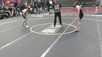 127 lbs Finals (8 Team) - Brett Crowley, Vacaville, CA vs Jent Beyer, Zumbrota-Mazeppa, MN