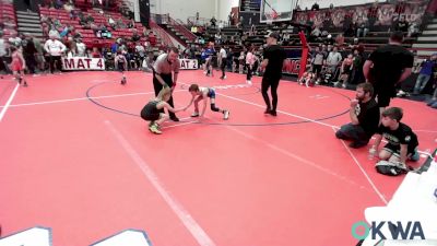 67 lbs Consi Of 8 #2 - Beckett Carter, Piedmont vs Easton Brown, Ponca City Wildcat Wrestling