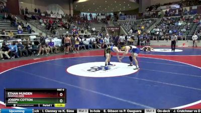 5A 144 lbs Semifinal - Ethan Munden, Mountain Home vs Joseph Cotton, Sheridan