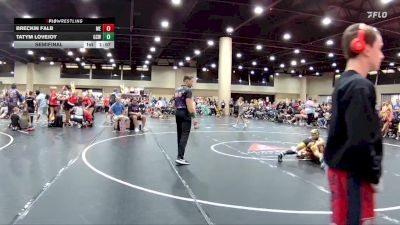85 lbs Semifinal - Tatym Lovejoy, Gulf Coast Wrestling vs Breckin Falb, Moyer Elite